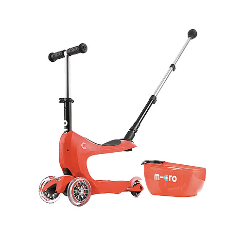 Micro Trottinette évolutive Mini 2Go Deluxe Rouge