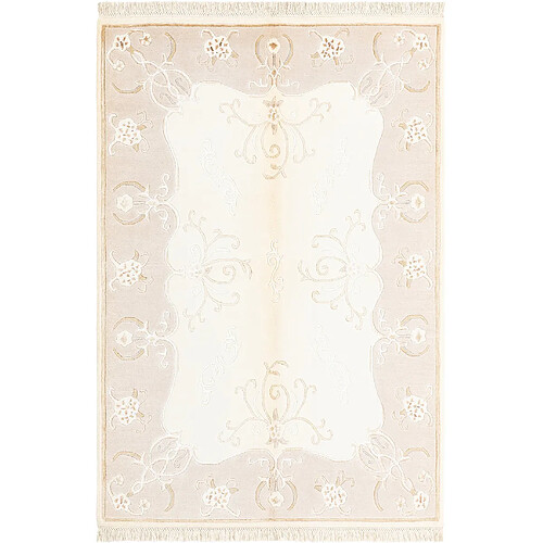 Vidal Tapis de laine 183x124 beige Darya