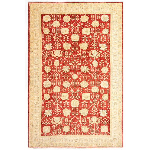 Vidal Tapis de laine 327x211 rouge Kaizar