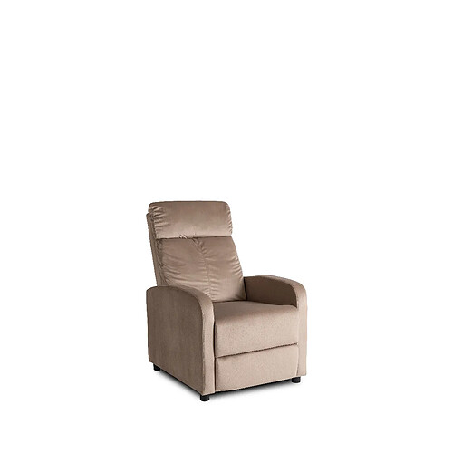 Vivaldi Fauteuil DANNY Beige Velours