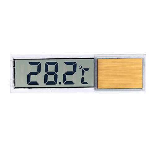 réservoir de poissons aquarium thermomètre jauge de température compteur 3d lcd numérique or