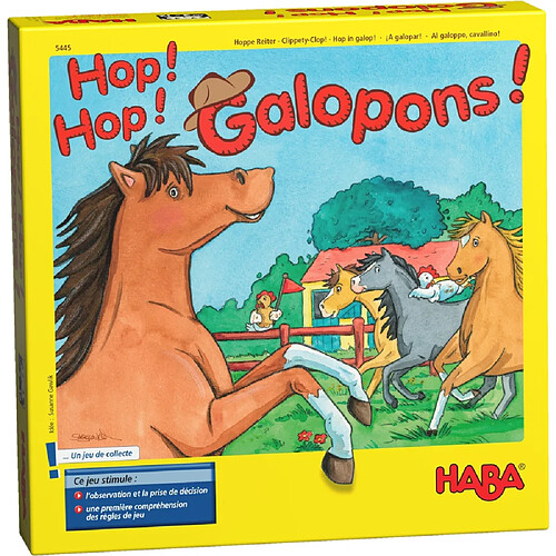 Jeu Hop ! Hop ! Galopons ! - Haba