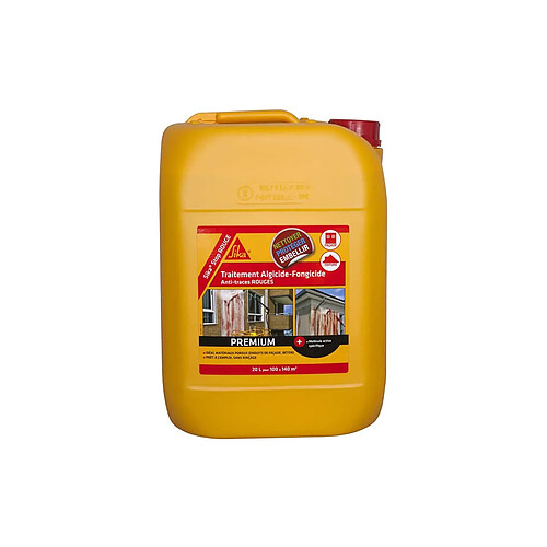 Traitement algicide et fongicide SIKA SikaStop ROUGE - 20L