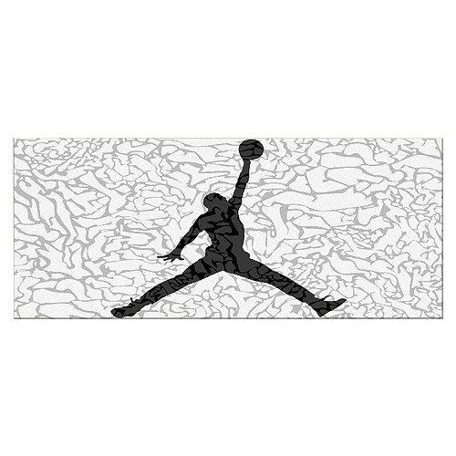 EPIKASA Impression sur Toile Basketball, Noir, Polyester, 100x3x70 cm