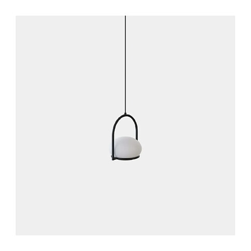 Leds C4 Suspension Coco Polycarbonate,aluminium,acier blanc noir 1 ampoule 190cm