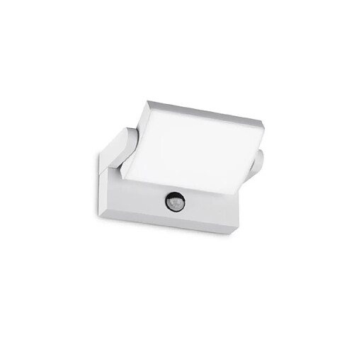 Ideal Lux Applique murale extérieur SWIPE Métal,Plastique Blanc