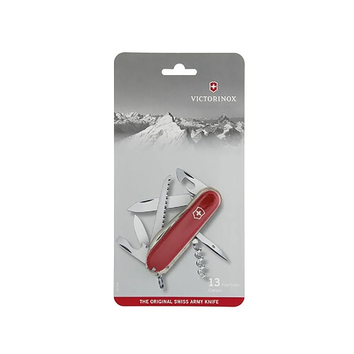 VICTORINOX - 1.3613.B1 - BLISTER VICTORINOX CAMPER ROUGE