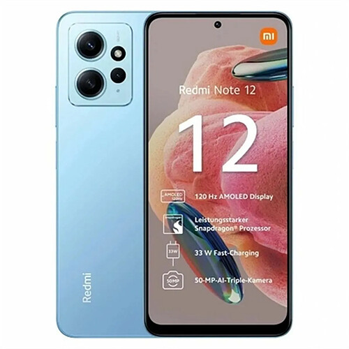 Smartphone Xiaomi Redmi Note 12 Snapdragon 685 6,67" 128 GB 6 GB RAM Bleu