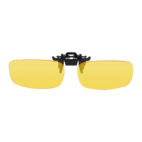 Avizar Clip Anti-lumière Bleue Lunettes Anti-fatigue Anti-scintillement écran Jaune