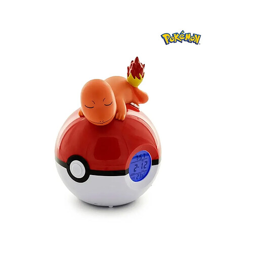 TEKNOFUN Pokémon - Réveil lumineux Pokeball Salamèche 18 cm