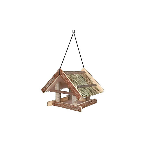 TRIXIE Natural Living Mangeoire Pour Oiseaux 25 X 25 X 25 Cm Naturel