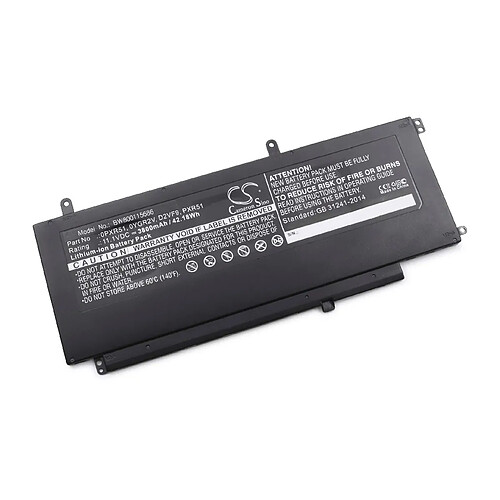 vhbw batterie compatible avec Dell Inspiron 15 7547, 15 7548, 15 754 laptop (3800mAh, 11,1V, Li-Ion, noir)