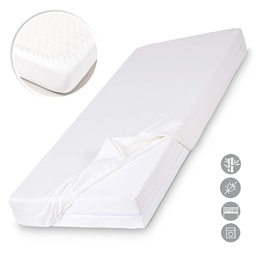 Babymatex BAMBOO Drap housse matelas enfant fibre bambou OEKO-TEX 70 X 140 cm