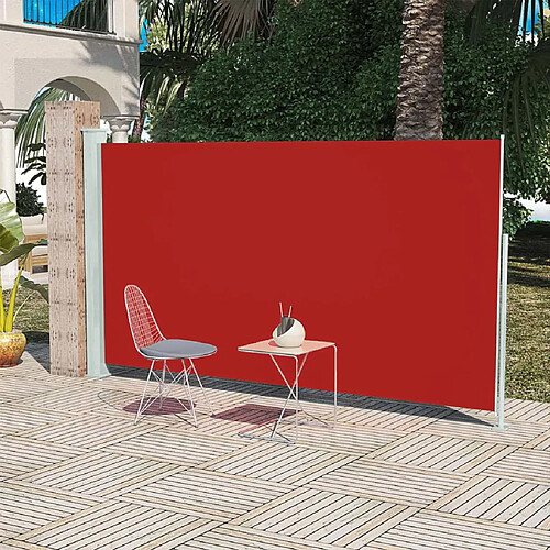 vidaXL Auvent latéral de patio 160x300 cm Rouge