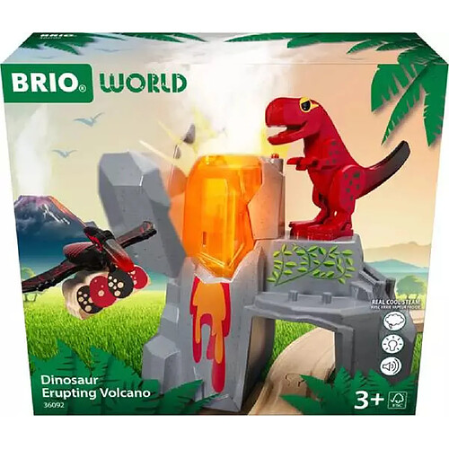 BRIO 36092 - Dinosaure eruption du volcan