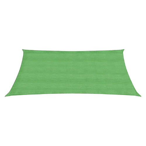 Maison Chic Voile d'ombrage | Voile de parasol | Toile d'ombrage 160 g/m² Vert clair 3,5x4,5 m PEHD -MN63224