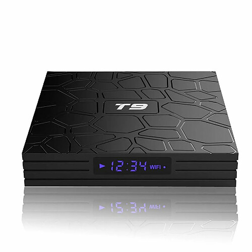 Android 8.1 Tv Box T9 4 Go De Ram 32 Go De Rom Quad Core Wifi 4K Media Player Prise Américaine