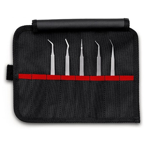 Set de 5 pinces brucelle de précision Knipex SMD