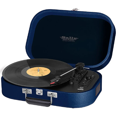 Trevi Tourne-disque portable MP3 TT 1020 BT bleu TR-011