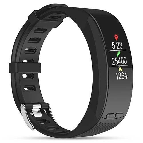 Wewoo Bracelet connecté P5 0,96 pouce Écran tactile couleur Bluetooth GPS Sport professionnel Smartwatch professionnelIP56 imperméablepodomètre de soutien / moniteur de fréquence cardiaque en temps réel / baromètre / thermomètre / de veille / GPSsuivi de