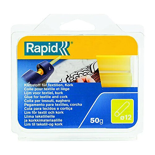 Rapid Ref - 40107353 50 g 94 mm Textile colle bâtons-Liège-Lot de 6