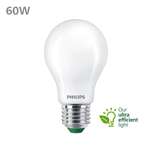 Ampoule led standard PHILIPS Classe A 60W E27 Blanc froid