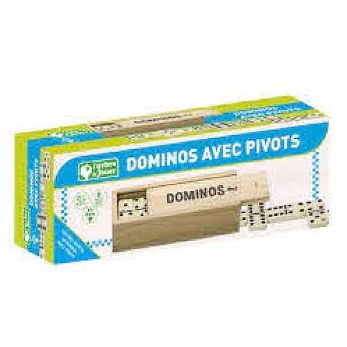 Jeujura Domino avec pivots en coffret bois