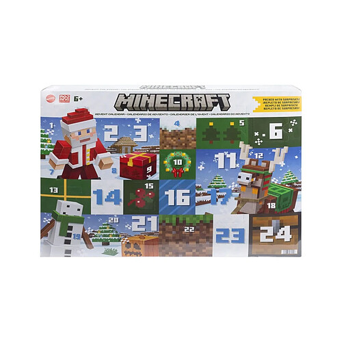 Mattel Minecraft - Calendrier de l'avent Minecraft