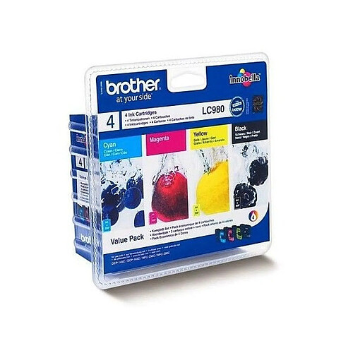 Cartouche d'Encre - Imprimante Brother LC980 s d'encre Multipack Coul...