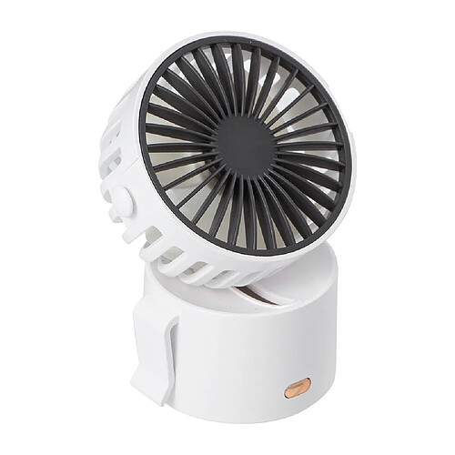 Ventilateur de Bureau USB Petit Ventilateur de Table de Bureau Personnel avec Fonctionnement Silencieux Mini Ventilateur Portable pour Bureau Chambre à Coucher, Blanc