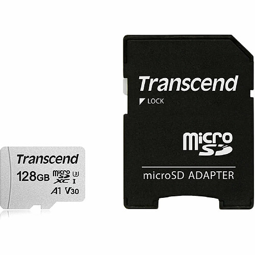 TRANSCEND Carte Micro SDXC 128Go UHS-I V30 A1