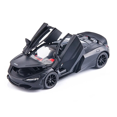 Universal Haute simulation Nouveau 1: 32 McLaren 720S Coupé en alliage Voiture jouet moulée sous pression Voiture jouet en métal Modèle Cadeau pour enfants(Le noir)