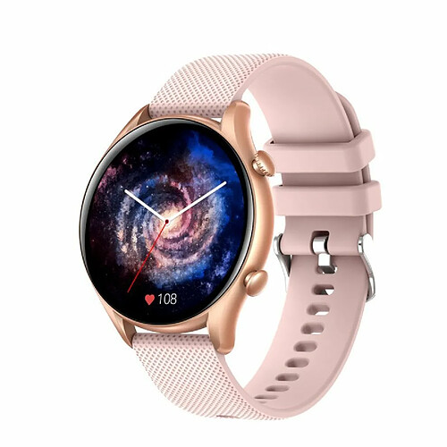 Montre Intelligente Compatible Bluetooth Appel Surveillance De La Pression Artérielle Bracelet De Sport Multifonctionnel Or