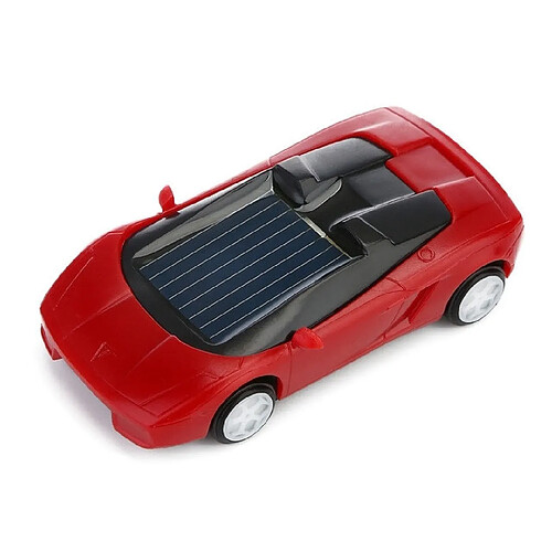 Wewoo Voiture radiocommandée 3pcs jouets solaires mini jouet de course automobile pour les enfants rouge