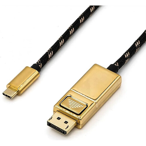 ROLINE 11.04.5849 USB-Grafikadapter 4096 x 2560 Pixel Schwarz - Gold (11.04.5849)