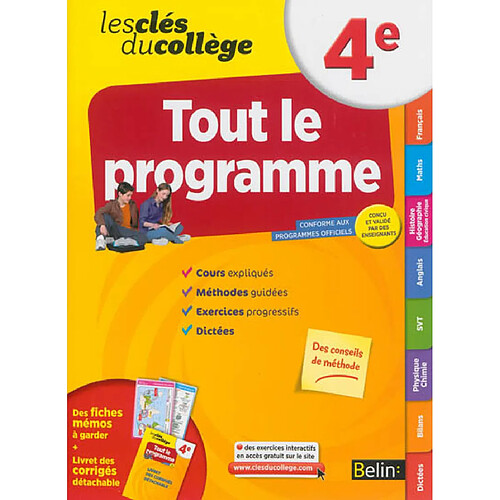 Tout le programme, 4e