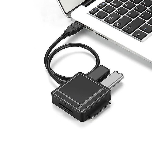 Universal USB3.0 à SATA Hub Multifonction Converter Cable TF SD Carte Reader HDD SSD Drive Drive Converter