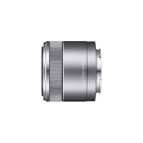 Objectif hybride Sony E 30mm f 3,5 Macro Silver