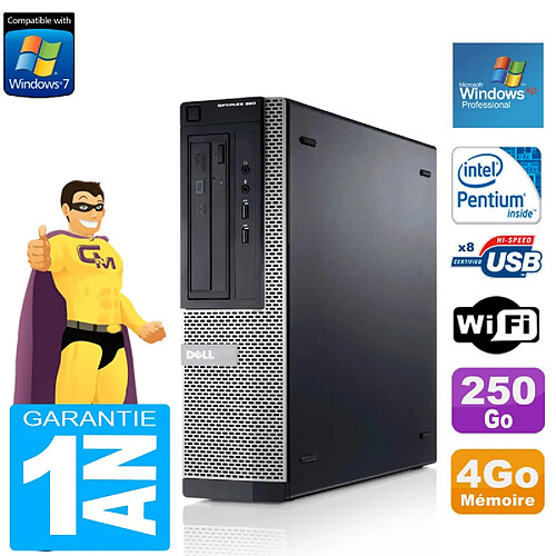 PC DELL 390 DT Intel G630 RAM 4Go Disque Dur 250 Go Wifi Windows XP Pro · Occasion