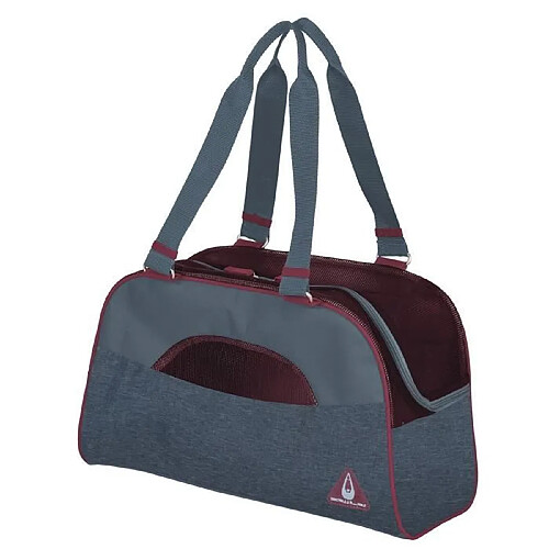 DUVO+ Sac de transport Paris Pet Bag Casual - Bleu - 44 x 18,5 x 25,5 cm - 0,58 kg - Pour chien