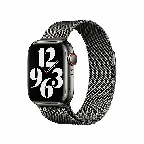 Bracelet Apple pour montre connectée de 41 mm Gris et Noir