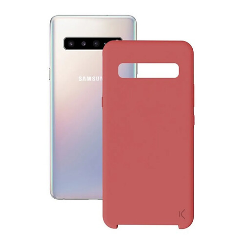 Totalcadeau Coque de protection compatible Samsung Galaxy M10 Soft Rouge pas cher