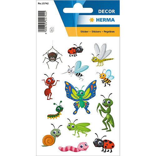 HERMA Autocollants DECOR 'Petits insectes' ()