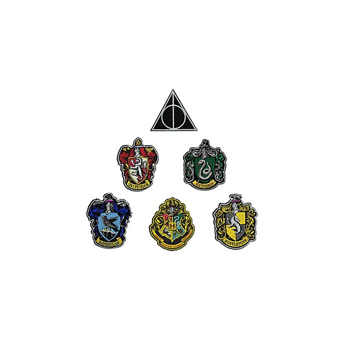 Cinereplicas Harry Potter - Pack 6 Ecussons House Crests