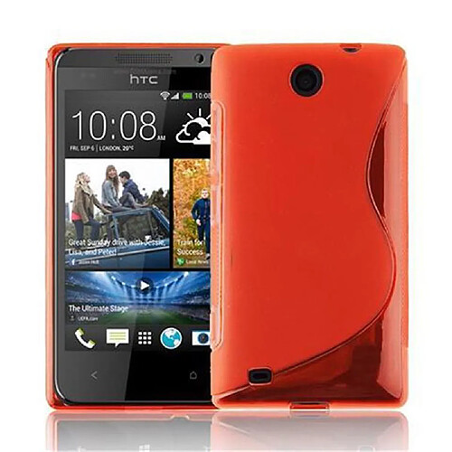 Cadorabo Coque HTC Desire 300 Etui en Rouge