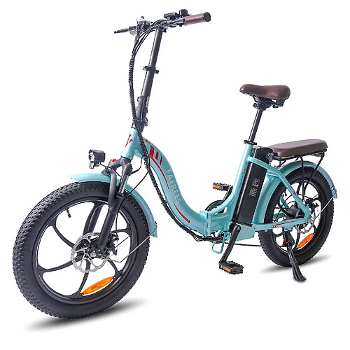 Vélo électrique FAFREES F20 Pro Pliable Batterie 36V 18Ah Vitesse Maximale 25km/h Bleu Lac