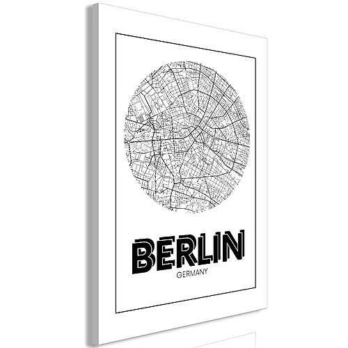 Artgeist Tableau - Retro Berlin (1 Part) Vertical [20x30]