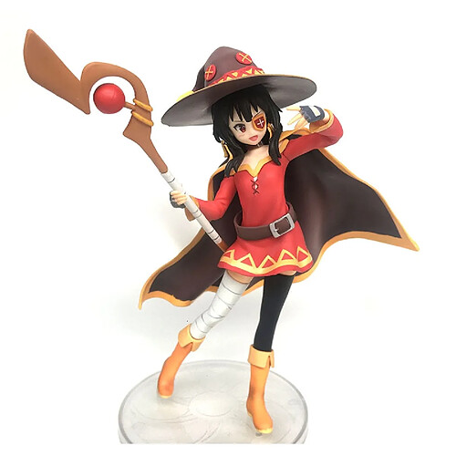 Universal Japanese anime figure kono subarashii Megumin action figure(Coloré)