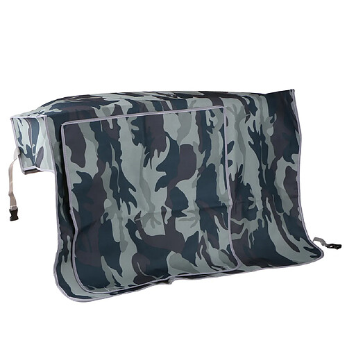 extérieur climatiseur de travail couverture poussière pluie neige preuve 78x55x28cm gris camouflage