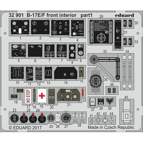 B-17E/F front interior for HKM - 1:32e - Eduard Accessories